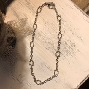 Authentic Judith Ripka sterling silver necklace